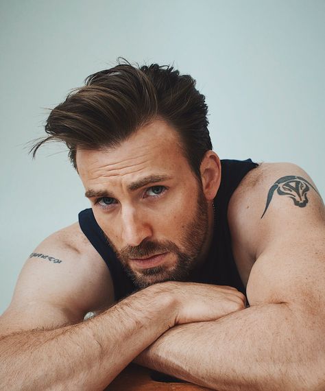 best of chris evans on Twitter: "no words needed… " Chris Evans Tattoos, The Way Movie, Lisa Evans, Chris Roberts, Captain My Captain, Robert Evans, Chris Evans Captain America, Jake Gyllenhaal, Rolling Stone