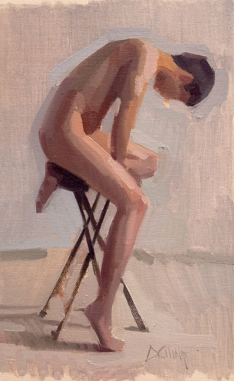 Oil painting study, figure painting, neutral colors, human anatomy practice painting, 2023 Human Oil Painting, Full Body Oil Painting, Human Anatomy Practice, Figure Study Reference, Body Oil Painting, Study 2023, Drawing Methods, Painting 2023, Practice Painting