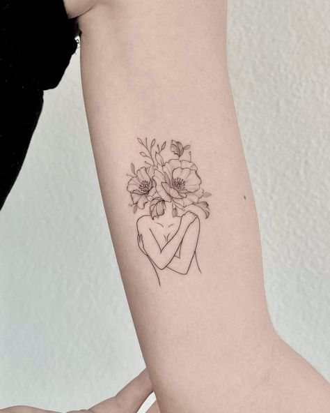 Ivy Tattoo, Empowering Tattoos, Brain Tattoo, Self Love Tattoo, Sydney Travel, Small Pretty Tattoos, Silhouette Tattoos, Tattoo Style Drawings, 1 Tattoo