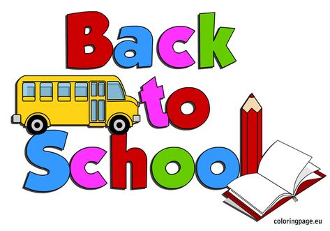 Back to school Back To School Clip Art, Back To School Clipart, School Reopen, Back School, School Images, School Clipart, Clipart Free, Preschool Printable, Wallpaper Trends