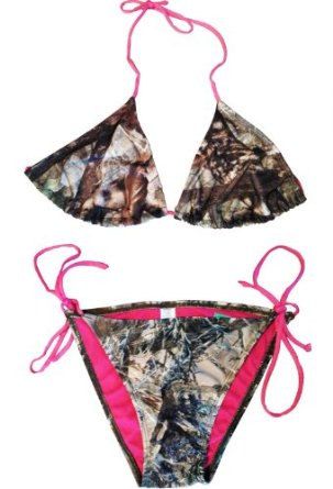 Southern Sisters  Hunters Camouflage Bikini Visit: JaneDoeSmoke, $39.99 Camo Swimwear, Camo Swimsuit, Camo Bathing Suit, Camo And Pink, Camo Outfits, Camo Girl, Cute Bathing Suits, Cute Swimsuits, Cute Bikinis