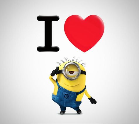 A Wallpaper Letter Love, Minion Photos, 3 Minions, Minions Love, Cute Minions, Minions Wallpaper, A Minion, Pretty Pregnant, Friends Moments