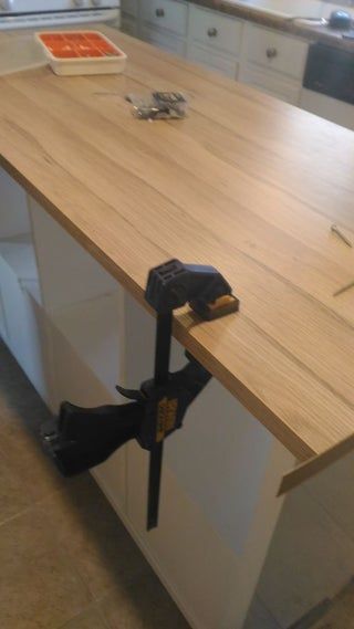 Ikea Hack - Kallax/Ekbacken Kitchen Island : 4 Steps (with Pictures) - Instructables Kallax Island Hack, Kallax Kitchen Island, Ikea Workstation, Ikea Ekbacken, Kallax Kitchen, Diy Kitchen Island With Seating, Kitchen Island Hack, Kallax Ideas, Moveable Island