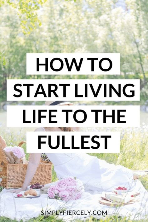 Do you want to live your life to the fullest? Don’t settle for just barely surviving when you could be living your best life. Here’s how to get started. How To Live Life, Start Living Life, Living Life To The Fullest, Live Life To The Fullest, Living Your Best Life, Quotes By Genres, Start Living, Life Path, Self Care Activities