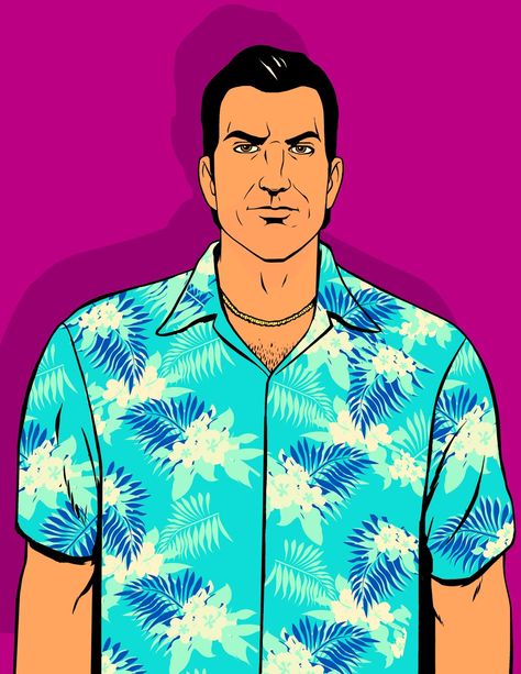 Tommy Vercetti, Gta Vice City, Vice City, Grand Theft Auto, Main Character, I Hope, Blue