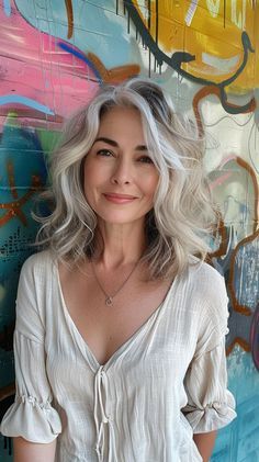 Going Grey Hairstyles, Spikes Hairstyle, Hairstyles Spiky, Hairstyle Boy, Glamorous Hairstyles, Spiky Hairstyles, Grey White Hair, Grey Hair Inspiration, Stylish Hairstyles