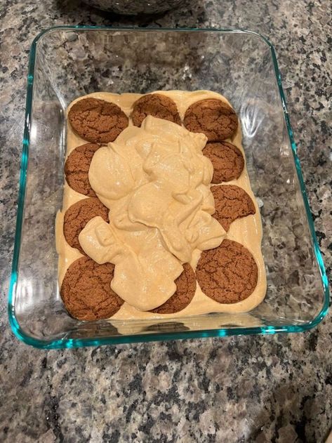 Ginger Snap Recipe, Easy Pudding Recipe, Ginger Snaps Recipe, Easy Pudding, Easy Pudding Recipes, Easy Puddings, Trifle Dish, Butterscotch Pudding, Ginger Snap Cookies