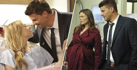 Over the course of its 12-season run, Fox's Bones explored many romantic relationships. We look at the best and worst couples. John Francis Daley, Bones Series, Fox Bones, Bones Tv Series, Booth And Bones, Booth And Brennan, Bones Show, Bones Tv Show, Emily Deschanel