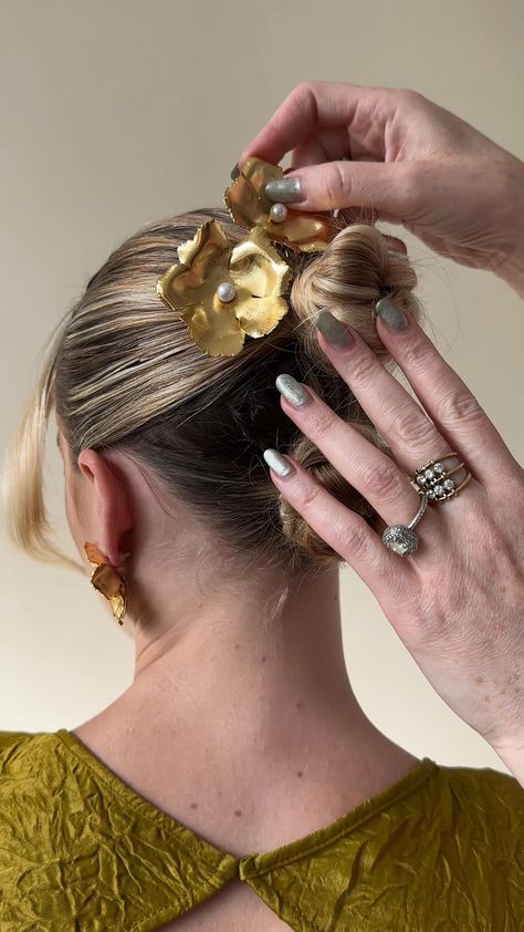 Flower girl wedding hair