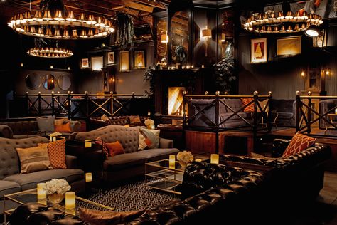 Best L.A. Speakeasies and Bars - Including Edison, Walker Inn, Bungalow Photos | Architectural Digest 1920 Bar Decor, Jazz Lounge Interior, Speakeasy Paint Colors, Drink Bar Design, Jazz Bar Interior, 1920s Cafe, 1920s Lounge, Speakeasy 1920s, 1920s Bar