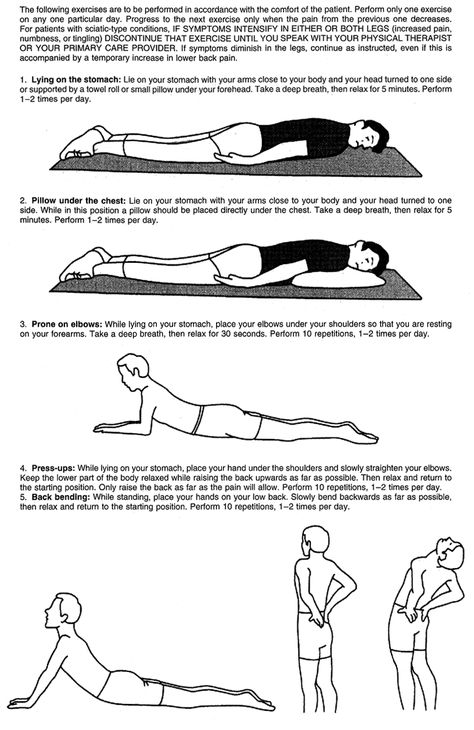 McKenzie Exercises - For helping anyone with low back pain Mckenzie Method, Mckenzie Exercises, Low Back Exercises, Nerve Pain Relief, Massage Benefits, Mobility Exercises, Back Pain Exercises, Nerve Pain, Low Back Pain