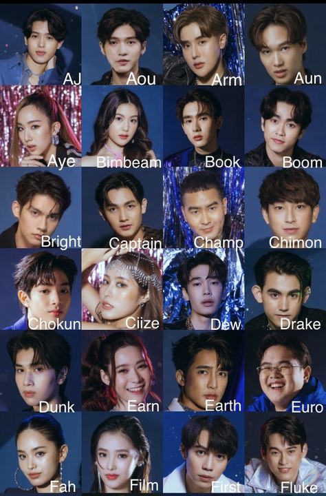 Thai Actress Gmmtv, Kdrama Bingo, F4 Thai, Gmmtv Actors Boy, Gmmtv Boys, Thai Words, Fashion Idol, Doodle On Photo, List Of Artists