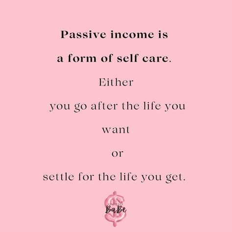 Babe listen! By creating streams of passive income, you can free up your time and energy to focus on what truly matters to you, whether that’s spending more time with loved ones, pursuing your hobbies or simply enjoying a more relaxed lifestyle. Imagine waking up each morning with the peace of mind that your financial needs are being met without the constant grind. Investing in assets that generate passive income can also provide a sense of security and independence, allowing you to make ... Passive Income Aesthetic, Income Aesthetic, Relaxed Lifestyle, Money Magnet, New Board, The Peace, Passive Income, Peace Of Mind, Self Care