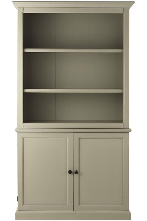 Martha Stewart Living Ingrid Bookcase Bookcase With Cabinet, Bookcase With Doors, Bookcase Cabinet, White Bookcase, Open Bookcase, Martha Stewart Living, Wooden Bookcase, Casa Container, Wood Bookcase