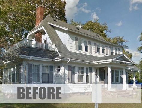 A Neglected Old House from the 1926 Home Builder's Catalog Gets an Amazing Makeover! Dutch Colonial Homes Interior, Colonial Home Interior, Dutch Colonial Homes, Interior Remodeling, Colonial Homes, Gambrel Roof, Home Building Tips, Wooden Cottage, Home Remodeling Diy