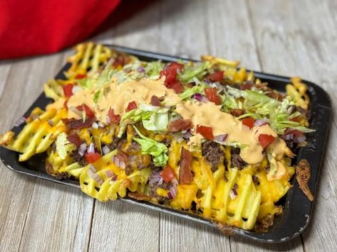 Loaded Waffle Fries Recipe