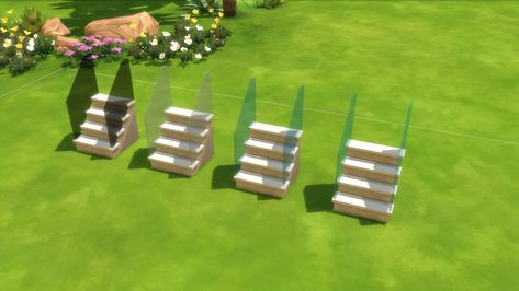 Sims 4 Railing, Glass Handrail, Front Door Lighting, Raspberry Plants, Deck Railing Design, Sims 4 Kitchen, Glass Fence, Glass Stairs, Play Sims