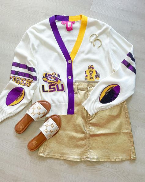 We’ll never say no to a couple gameday looks!! 👏🏻🏈💜💛 #swoonneworleans #taptoshop #lsugameday Gameday Outfit Lsu, Lsu Game Day Outfit, Lsu Game Day, Lsu Gameday, Lsu Outfits, Lsu Game, Never Say No, Game Day Outfit, Gameday Outfit