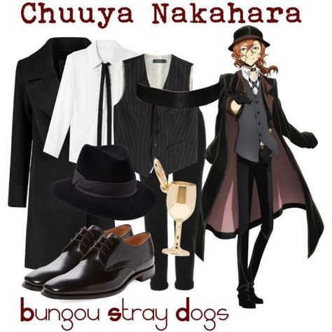 Chuuya Nakahara Inspired Outfit, Chuuya Style Outfit, Chuuya Clothes Style, Ranpo Outfit Ideas, Chuuya Casual Clothes, Bungou Stray Dogs Outfit Ideas, Chuuya Outfit Ideas, Chuuya Nakahara Outfit, Bungou Stray Dogs Outfit