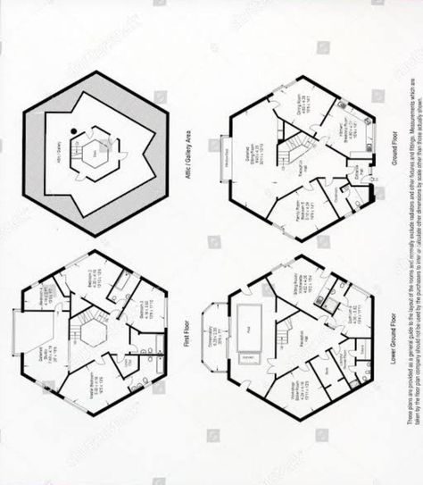 Hexagon Floor Plan, Hexagonal Architecture, Hexagon House, Octagon House, Hexagon Floor, Le Corbusier Architecture, Plan Architecture, Architecture Life, Architecture Design Drawing