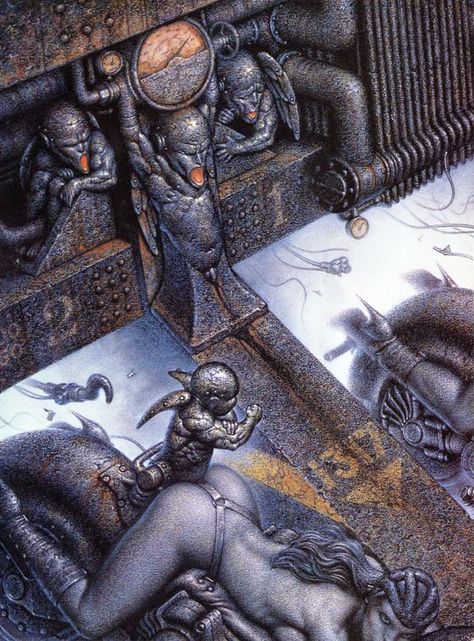 Female Illustration Art, Hot Monster Art, H R Giger, Heavy Metal Artwork, Hr Giger Sketch, Hr Giger Art Xenomorph, Hr Giger Alien Concept Art, Arte Heavy Metal, Sience Fiction