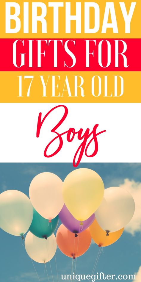 17th Birthday Boy Ideas, Boys 17th Birthday Ideas, Gifts For 17 Year Boy, 17th Birthday Ideas For Boys, 17 Year Birthday, 20 Birthday, 17th Birthday Ideas, 17th Birthday Gifts, 20th Birthday Gift