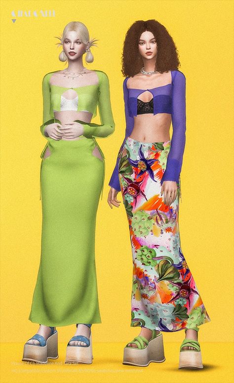 Earthy Sims 4 Cc Clothes, Sims 4 Hippie Cc Clothes, Alpha Cc Sims 4 Clothes, Sims 4 Hippie Cc, 70s Style Clothing, Stray Kids Outfits, 70 Outfits, Alpha Cc, Swirl Dress