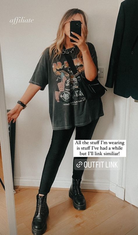 Rock Concert Outfit, Cute Concert Outfits, Modern Mom Style, Concert Outfit Summer, Rock Concert, Punk Outfits, Indie Fashion, Alternative Outfits, Edgy Outfits