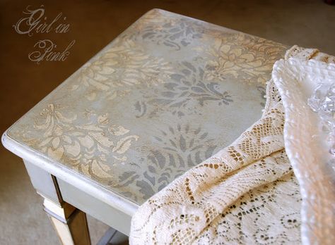 Girl in Pink: When is a Piano Bench More than Just a Piano Bench? Royal Design Studio Stencil, Chalk Paint Projects, Piano Bench, Paris Grey, Annie Sloan Paints, Stencil Furniture, White Chalk Paint, Royal Design, White Chalk