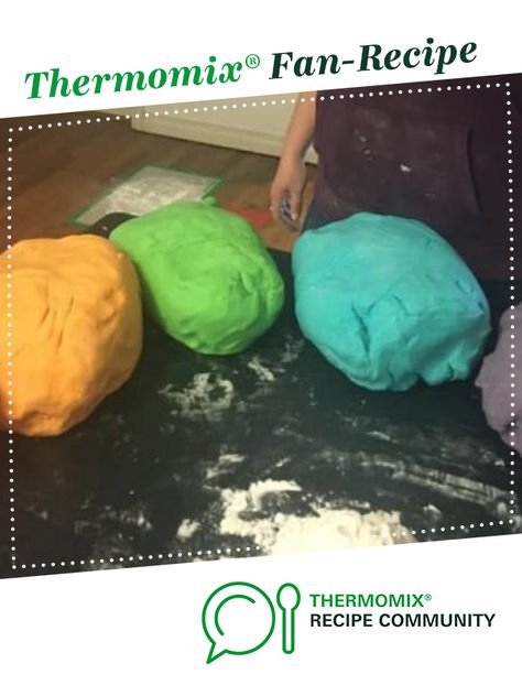 Playdough - Bulk recipe for childcare, school, kindergarten etc by akamkbt. A Thermomix <sup>®</sup> recipe in the category Basics on www.recipecommunity.com.au, the Thermomix <sup>®</sup> Community. Thermomix Playdough Recipe, Cooked Playdough With Cream Of Tartar, Playdough Without Cream Of Tartar, No Cook Playdough No Cream Of Tartar, Homemade Playdough Without Cream Of Tartar, Playdough Recipe, Recipe Community, Bulk Food, Cream Of Tartar