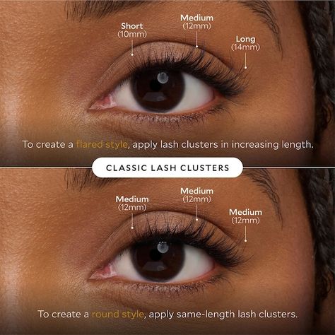 Velour-Xtensions™ False Lash Clusters - Velour Lashes | Sephora Flared Lashes, Cluster Eyelash Extensions, Natural False Lashes, Short Eyelashes, Velour Lashes, Short Lashes, Cluster Eyelashes, Lash Clusters, Beauty Lash