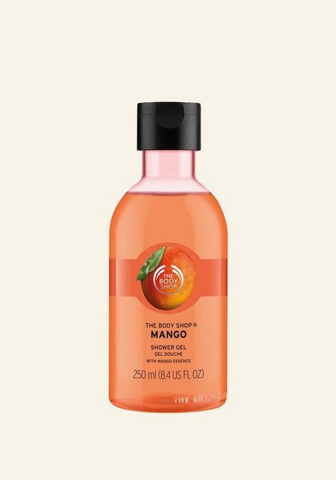 Mango Shower Gel | The Body Shop® Body Shop Mango, Bamboo Brush, Vegan Hair Care, Shampoo Brush, Body Washes, Curly Girl Method, Valentine's Day Gift Ideas, Cleansing Gel, Fresh Fragrances