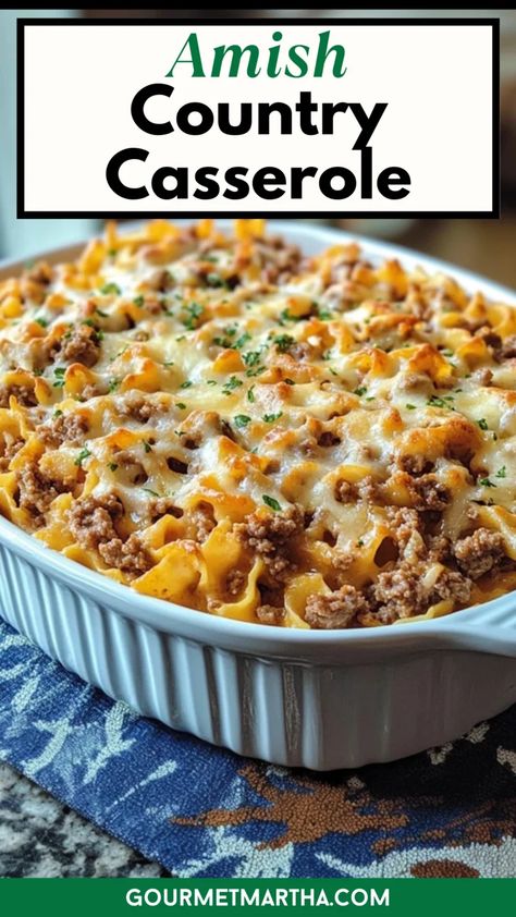 Dive into this creamy and satisfying casserole recipe, perfect for dinner ideas, healthy dinner options, or quick lunch recipes. Made with simple ingredients, it’s a crowd-pleaser for busy days or cozy nights. Turn your ingredients into magic – get the recipe!
#casserolerecipes #comfortfood #dinnerideas #quickrecipes #familymeals #easycooking #weeknightdinner #homecooking #mealprepideas Country Chicken Casserole, Chicken Hotdish Recipes, Chicken And Pasta Bake, Country Meals, Amish Country Casserole, Country Casserole, Easy Casserole Dishes, Chicken And Pasta, Quick Lunch Recipes