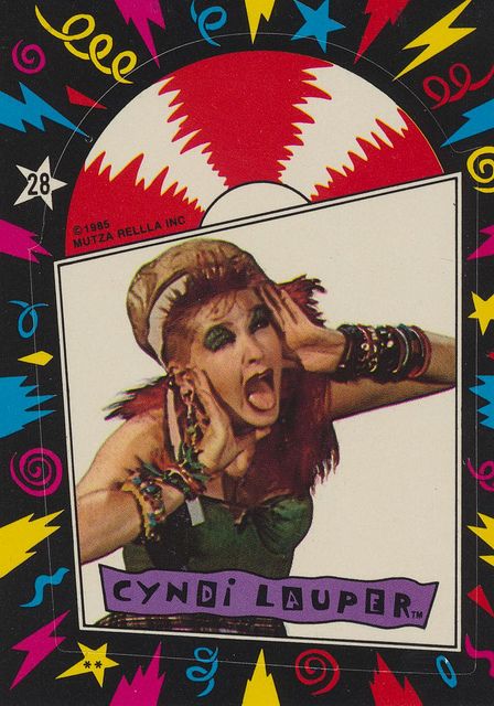 Cyndi Lauper Sticker - MUTZA RELLA INC 1985 New Wave 80s, Cindy Lauper, 80s Life, 80s Poster, 80s New Wave, 80s Pop Culture, Ain't No Sunshine, I Love The 80s, The Wedding Singer