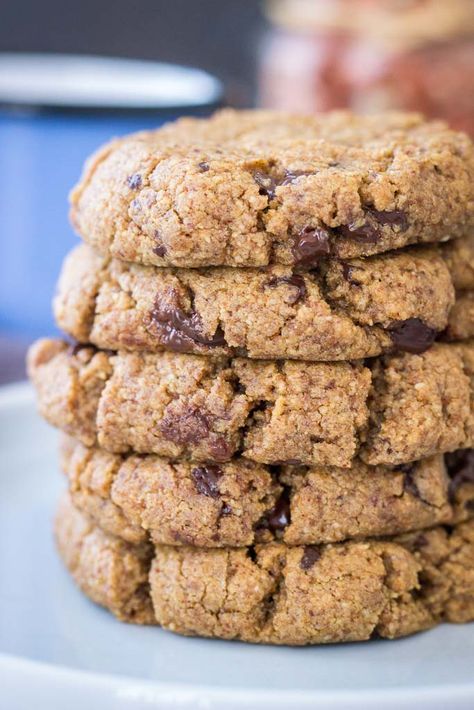 Peanut Butter Coconut Flour Cookies - Delicious easy-to-make treat! Coconut Flour Cookies, Coconut Flower, Soft Peanut Butter Cookies, Coconut Flour Recipes, Coconut Peanut Butter, No Flour Cookies, Pumpkin Chocolate Chip Cookies, Pumpkin Chocolate Chips, Dessert Ingredients