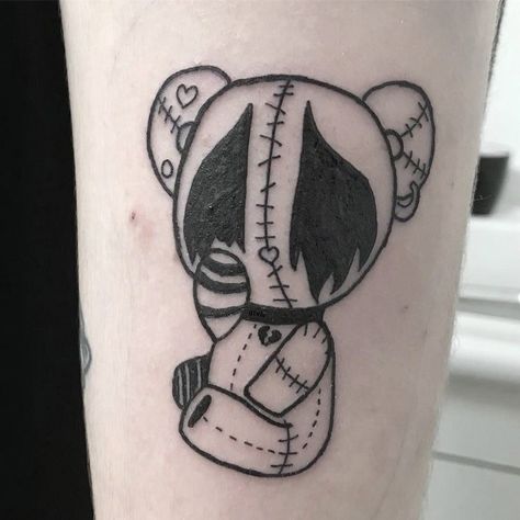 Grunge Tats, Voodoo Doll Tattoo, Indie Tattoo, Tooth Tattoo, Goth Tattoo, Doll Tattoo, Doodle Tattoo, Stylist Tattoos, Voodoo Doll