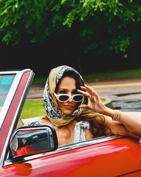 #AD Summer cruising essentials: head scarf, retro sunglasses, my favorite playlist, and a vintage vibe dress from @lulus I’m ready for the open road 🚗💕 #lovelulus #lulus #summervibes #july4thstyle #lulusambassador To shop my posts: ➡️C0mment LINK or SHOP for a direct link sent right to your messages! ➡️ F0llow the link in my bio 🔗 ➡️ F0llow my shop “Danielle_Enright” on the @shop.LTK app to shop my home and my reels and get my exclusive app-only content! #ootdfashion #oldmoneyaesthetic #... Cruising Essentials, Scarf Vintage, Old Money Aesthetic, Vintage Vibe, Open Road, Retro Sunglasses, Vintage Vibes, Ootd Fashion, Head Scarf