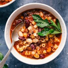 Soup Ground Beef, Soup With Beans, Pasta Fagioli Recipe, Pasta E Fagioli Soup, Crockpot Pasta, Olive Garden Copycat, Fagioli Soup, Chelsea's Messy Apron, Pasta Fagioli