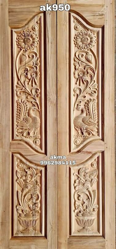 Wood Carving Designs Front Doors, Main Door Carving Design Double Door, Double Door Carving Design, Double Door Design Wood Double Door Design Wood Indian, Latest Door Design, House Door Design, Wooden Double Front Doors, Indian Main Door Designs, Halloween Door Decorations Classroom