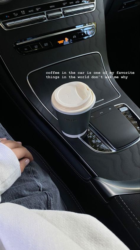 Coffee And Rain Aesthetic, Story Instagram Caption, Car Story Instagram, Coffee And Rain, Marie Von Behrens, My New Car, Luxury Lifestyle Travel, Rain Aesthetic, Business Woman Successful