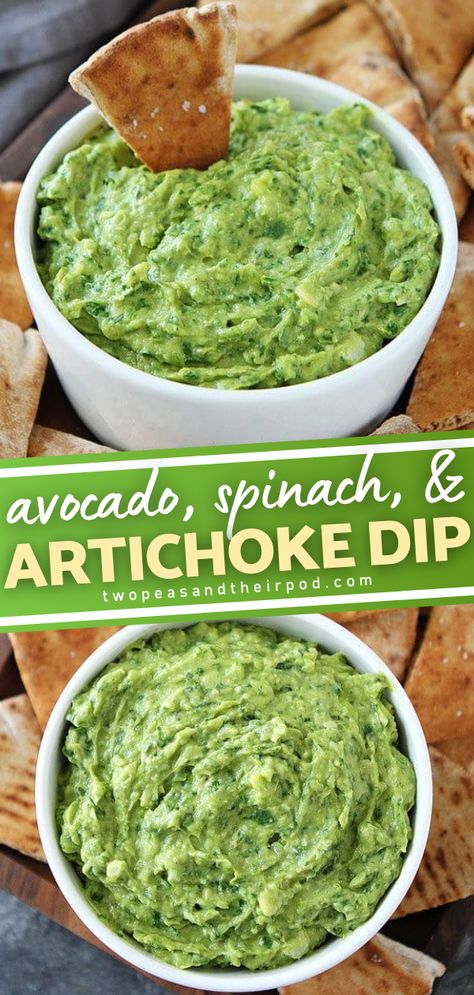 Spinach Avocado Dip, Pickle Platter, Easy Camping Recipes, Artichoke Appetizer, Campfire Pizza, Avocado Dip Recipe, Healthy Dip Recipes, Vegetable Dips, Spinach And Artichoke Dip