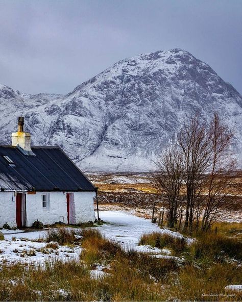 Scotland Winter, Mysterious Landscape, Scottish Cottages, Ireland Cottage, Glencoe Scotland, Scotland Edinburgh, Scotland Forever, Irish Cottage, Winter's Tale