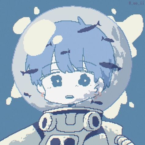 Y2k Profile Picture, Baby Blue Aesthetic, 8bit Art, Light Blue Aesthetic, Blue Aesthetic Pastel, Blue Anime, Kids Icon, Phone Themes, Pastel Aesthetic