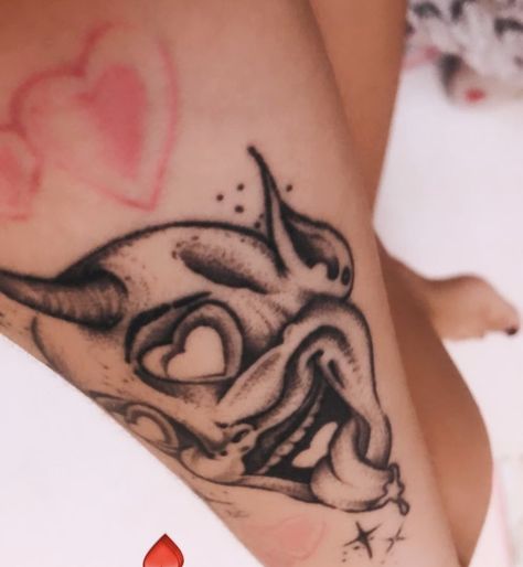 Thick Line Tattoos, 1 Of 1 Tattoo, Trap Tattoos For Women, Realistic Tattoo Sleeve, Pink Tattoo, Red Ink Tattoos, Dope Tattoos For Women, Pretty Tattoos For Women, Tattoo Style Drawings