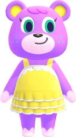 Megan - Animal Crossing Wiki - Nookipedia Animal Crossing Amiibo Cards, Big Panda, Animal Crossing Wiki, Purple Animals, Animal Crossing Wild World, Animal Crossing Characters, Pocket Camp, Animal Crossing Villagers, Keep Growing