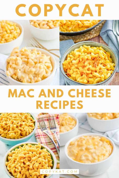 Restaurant Mac And Cheese, Chick Fil A Mac And Cheese Recipe, Restaurant Mac And Cheese Recipe, Outback Mac And Cheese Recipe, Recipes For Mac And Cheese, Best Copycat Recipes Restaurants, Copycat Mac And Cheese, Kfc Mac And Cheese, Mac And Cheese Recipes