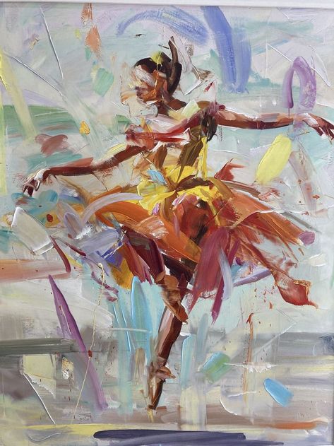 Paul Wright, Dancer Painting, Abstract Tree Painting, The Melody, Female Art Painting, Expressionist Art, Figurative Artwork, Art Painting Gallery, Dance Art