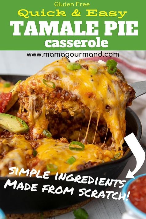 Tamale Pie Tamale Pie Casserole, Easy Tamale Pie, Easy Tamales, Tamale Pie Recipe, Desserts Quick, Tamale Casserole, Casseroles Recipes, Beef Tamales, Chicken Cornbread