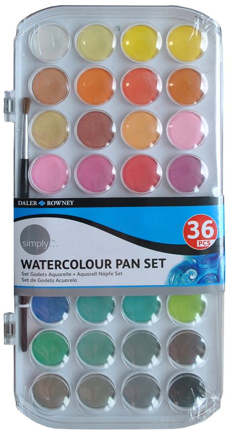 Simply Watercolour | Daler Rowney Art Quotes Artists, Oil Painting Supplies, Stationery Obsession, Watercolor Pans, Art Supplies Storage, Cute Stationary School Supplies, Daler Rowney, Watercolor Kit, Watercolor Paint Set