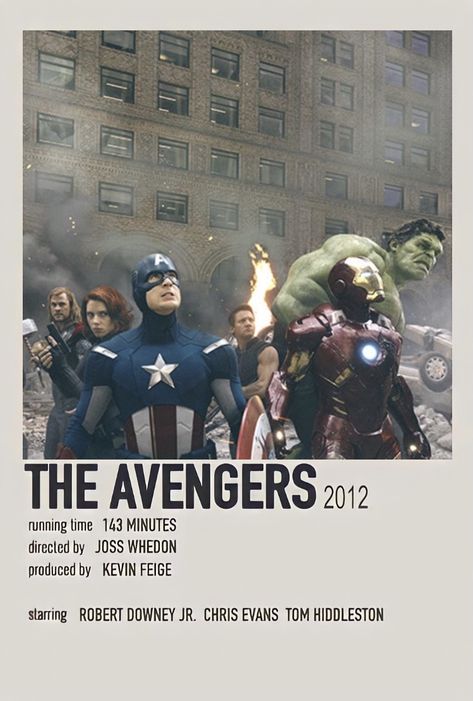 The Avengers 2012, Avengers Movie Posters, Minimalist Polaroid Poster, Series Posters, Marvel Movie Posters, Avengers Poster, Avengers 2012, Iconic Movie Posters, Movie Card